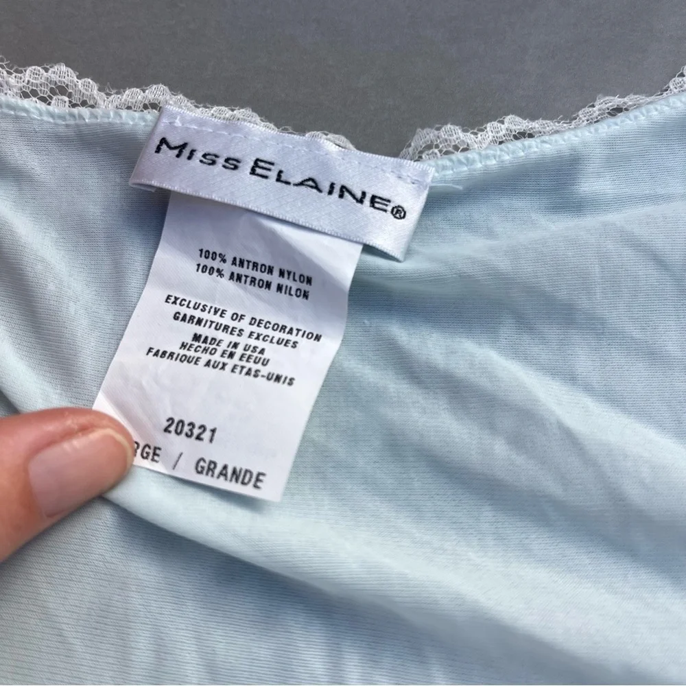 Miss Elaine Sheer Vintage Nightgown - Picture 2 of 3